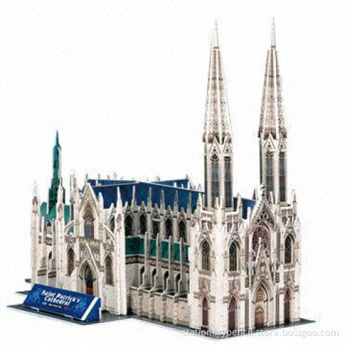 Famous Buildings 3D Puzzles, Made of Paper